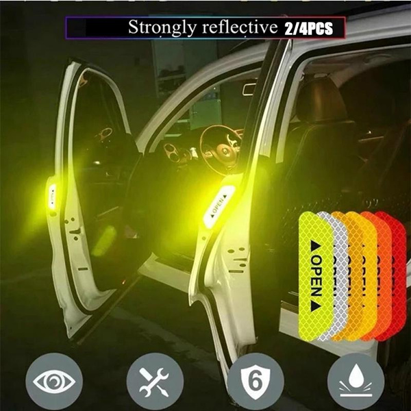 4 Door Open Reflector Sticker Universal Car Door Safety Warning  Anti-Collision Reflector at Rs 55/piece in Delhi