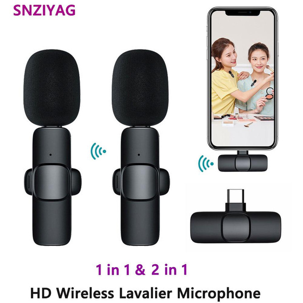 Microfono Lavalier Wireless Mini Con Display LED - Per IPhone, Android, Samsung, Huawei - Foto 4