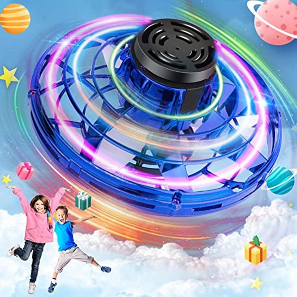 Flying Spinner Magic Flying Spinner Mini Drones for Kids Adults Hand  Operated Drones Small Sensor Flying Ball Toy with LED Lights Indoor Outdoor  Mini UFO Drone Toys for Boys Girls Gift