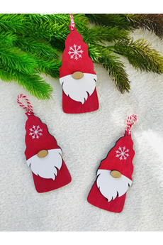 cute, Christmas, Wooden, Ornament