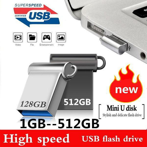 Super Mini Usb Flash Drive Metal usb stick 512GB pendrive USB 2.0 flash