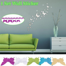 butterfly, wall stickers home decor, TV, Stickers