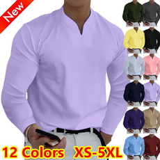 Plus Size, Polo Shirts, sportspullover, V-neck