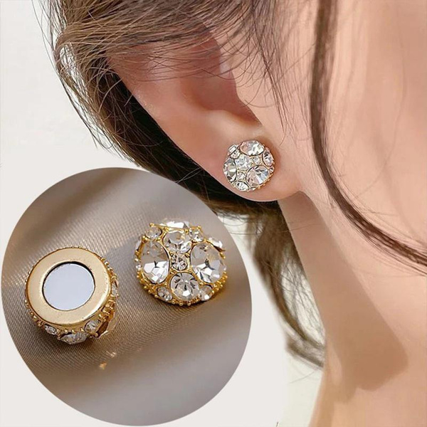 Buy FirstBlush Clip On Earrings for Non-Pierced Ears- Non-Piercing Earrings  for Women Online at Best Prices in India - JioMart.