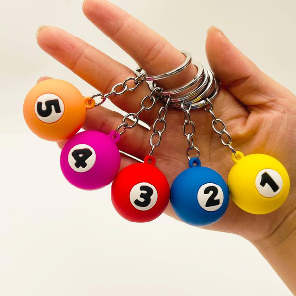 Snooker deals ball keyring