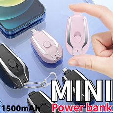 Mini, carregadorportatil, Key Chain, Powerbank