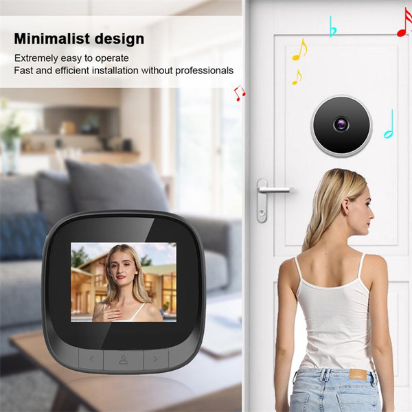 2.4" LCD Screen Digital Door Camera Electronic Door Viewer Peephole