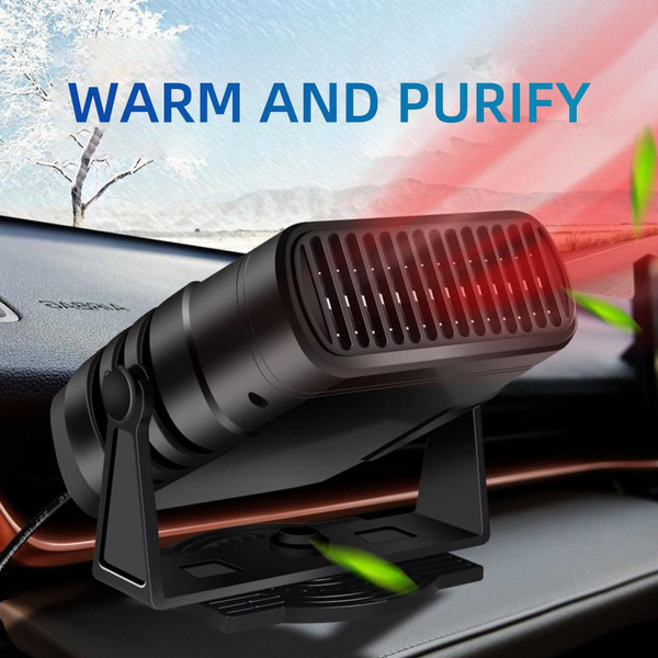 2 in 1 Heating Fan and Defogging Car Windshield 12V/24V Optional Car ...