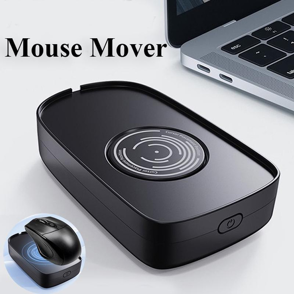 USB Mouse Jiggler Mouse Mover with On/Off Switch, Simulates Mouse Movement  and Prevents Computer from Going into Sleep, No Software Needed, Plug &Play