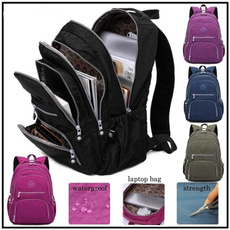 black backpack, School Backpack, Mochilas, waterproofnylonbackpack