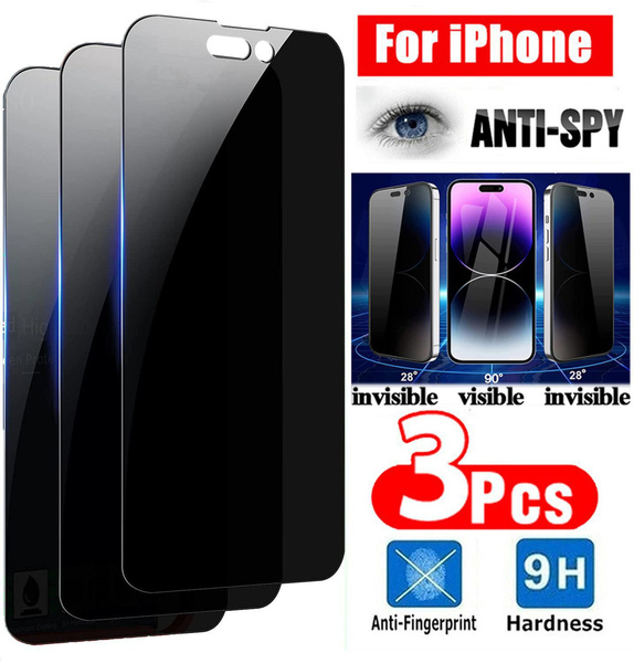 iphone 14 Privacy Screen Protector Full Cover Anti-Spy Screen Protector For  iPhone 11 12 13 PRO MAX Privacy Glass