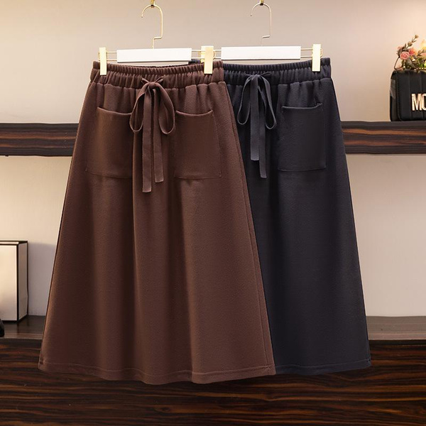 Large, women's wear, Plus Size, looseskirt
