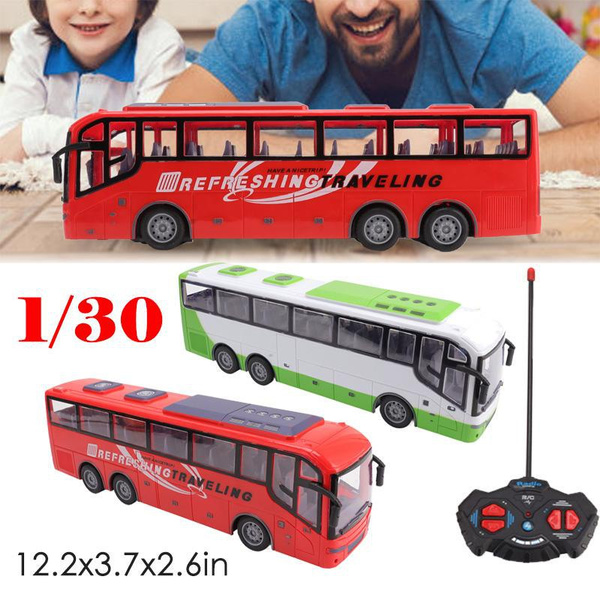 1/30 Remote Control Bus Model Electric Wireless Simulation Large RC Bus Toy With Remote Control