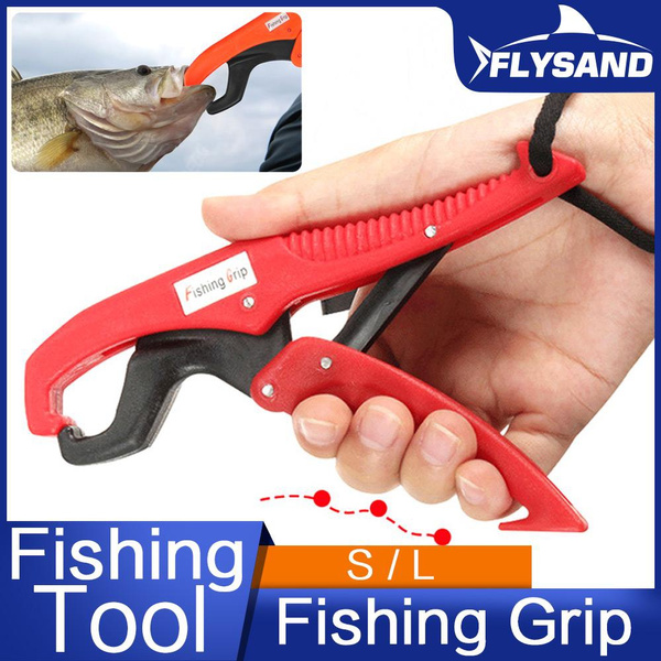 FLYSAND 1PC/2Pcs ABS Plastic Fish Lip Holder Fishing Gripper Floating Lip  Gripper Gripper Controller Stonego Fishing Gear Non-Slip Holder Plastic