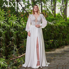 weddingrobe, Sleeve, weddingdresses, Long Sleeve