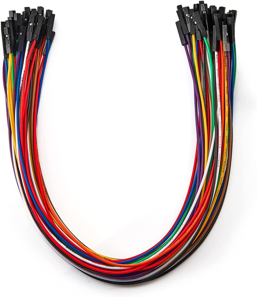 Chanzon 40pcs 30cm Long Female to Female Header Jumper Wire Dupont