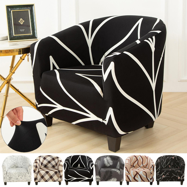 Stretch Spandex Club Stoelhoes Met Verwijderbare Tub Stoelhoezen Protector Woonkamer