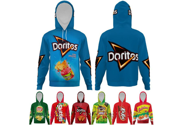 Autumn and Winter New Fashion Food Doritos Lays Potato Chips Hoodie 3D Printing Men s Hoodie Pullover Fun Hip hop Unisex Casual Fashion Hoodie Sweater