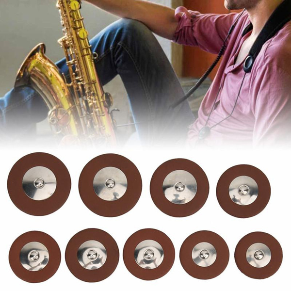 3 Pezzi Paratasti In Gomma Per Sassofono - Per Tenore, Soprano E Alto, Comfort E Protezione Dita