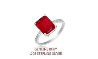 Sterling, Jewelry, Silver Ring, Gemstone