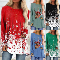blouse, Plus Size, Tops & Blouses, Christmas