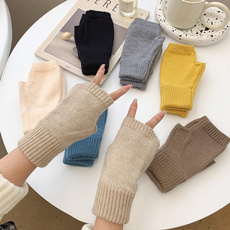 Wool, Female, Gel, Gloves