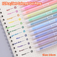 ballpoint pen, School, colorpen, highlightpen