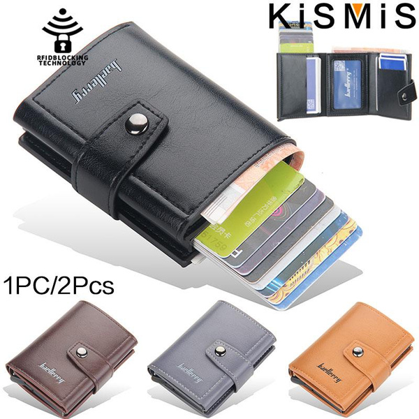 KISMIS 1PC/2Pcs RFID Blocking Protection Business Card Case Credit Card ...