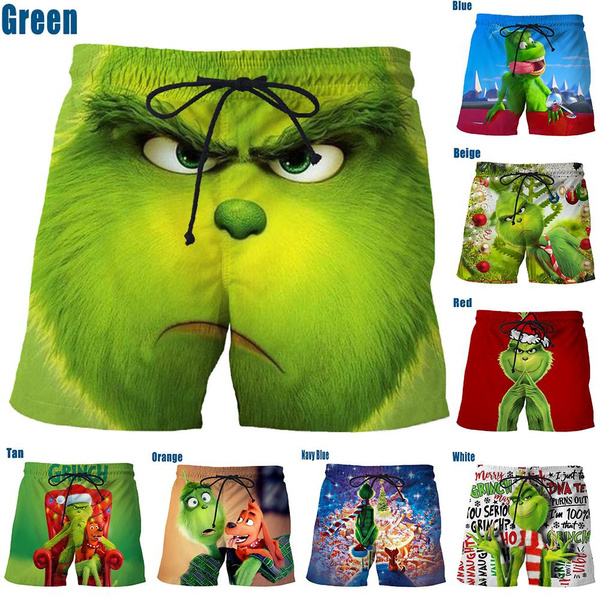 New Fashion Movie How The Grinch Stole Christmas Shorts 3d Printed New Fashion Movie How The Grinch Stole Christmas Shorts 3d Printed