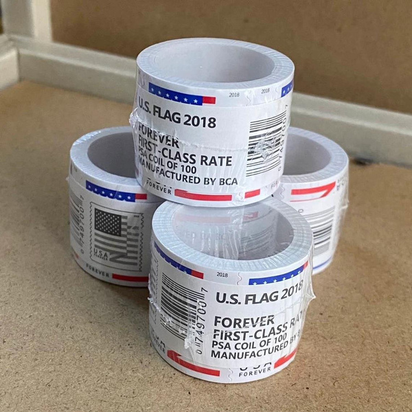 Forever Stamps roll of 100 5/8 Coils Forever Stamps 2018/ 2019/2022