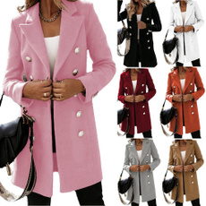 doublebreast, Fashion, Winter, Long Coat