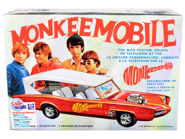 Maquette MPC Monkeemobile Pontiac GTO 1:25 - Kit Plastique à Monter - Neuf Sans Boîte