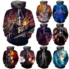 bleachhoodie, Fashion, coolhoodie, 3D hoodies