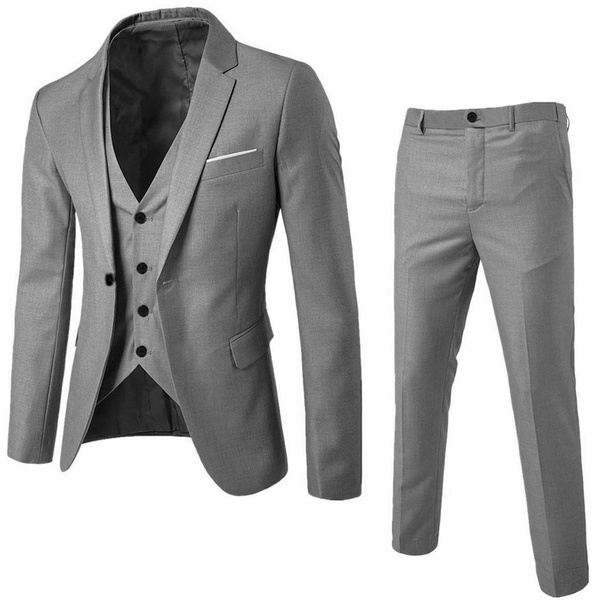 Men's Tweed Slim Fit Formal Business Suit Waistcoat Sold Separately | SIRRI