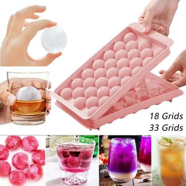 Ice Ball Mold Whiskey Spherical Ice Cube Mold Food Grade Silicone