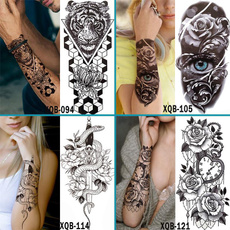 tattoo, Flowers, art, Rose