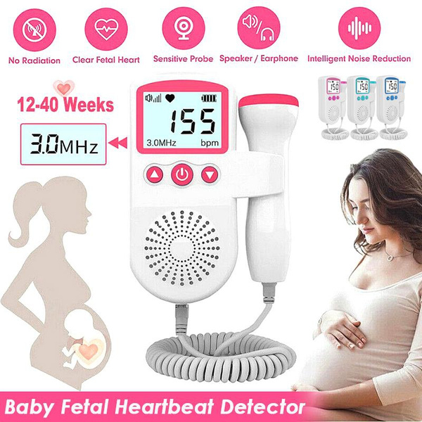 2023 New Baby Heart Rate Monitor Home Pregnancy Display Baby Fetal
