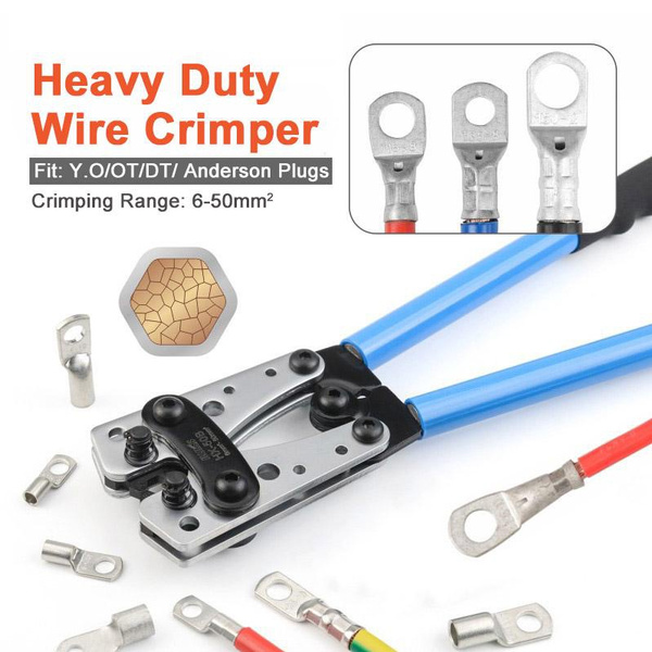 Kit Crimpatrice Per Cavi Batteria Con Tagliacavi E 60 Pezzi Di Capicorda Ad Anello, Marca Sanuke