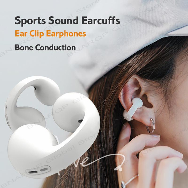 Conduction Bluetooth 53 Earphones Earring Wireless Headphones Waterproof Headset Tws Sports 3672