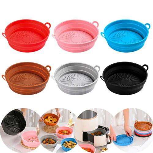 Air Fryer Silicone Grill Pan Foldable Reusable Air Fryer Mat