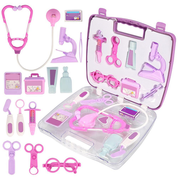 Pretend Play Doctor Kit Toys, Doctor And Nurse Role Play Toy With Handy  Carrying Case Toy For Kids Learning Games, Kids Toddlers Over 36 Months