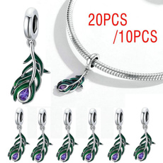 peacock, Jewelry, featherpendant, Bracelet