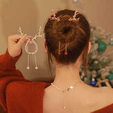 Tassels, Fashion, hairbun, Christmas