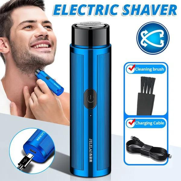 Men's Mini Electric Shaver Automatic Razor Trimmer Portable Beard Knife ...