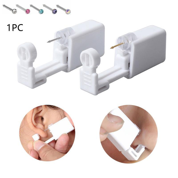 1PC Piercing Tool for Nose Ear Gem Studs Piercing Kit Safe Nose