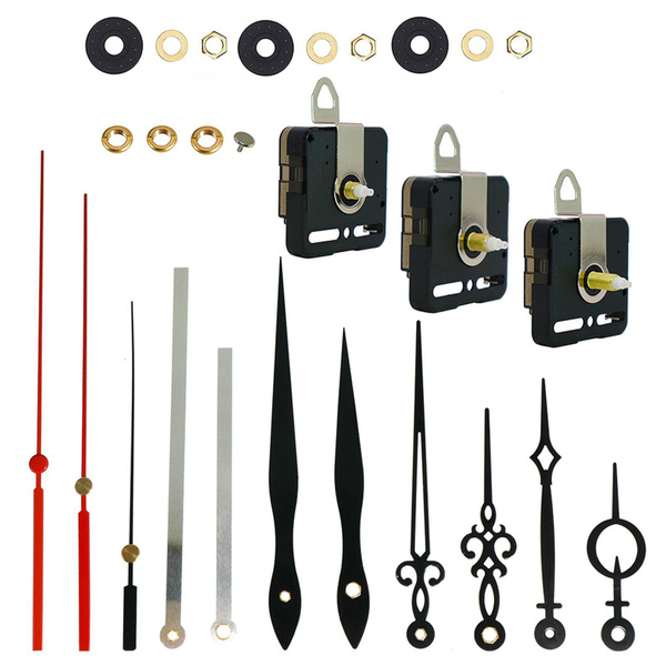 Long Shaft Clock Movement Mechanism Kit Wall Clock Movement DIY Clock Repair Replacement Parts