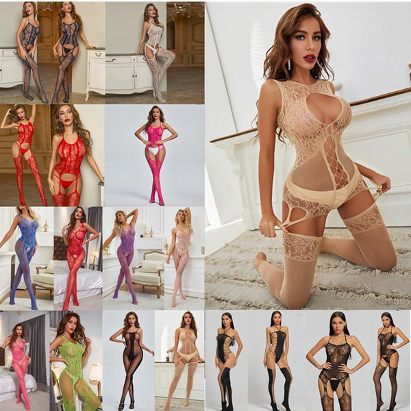 Womens Sexy Lingerie Bodystocking Lingerie Plus Size Sexy Costumes Pantyhose Underwear Tights 6328