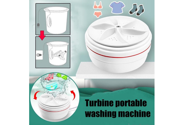 Dwi Double Turbo Ultrasonic Multifunctional Cleaning Machine Smart  Operation Portable Quick Washing Machine For Business Travel - Buy Portable  Quick