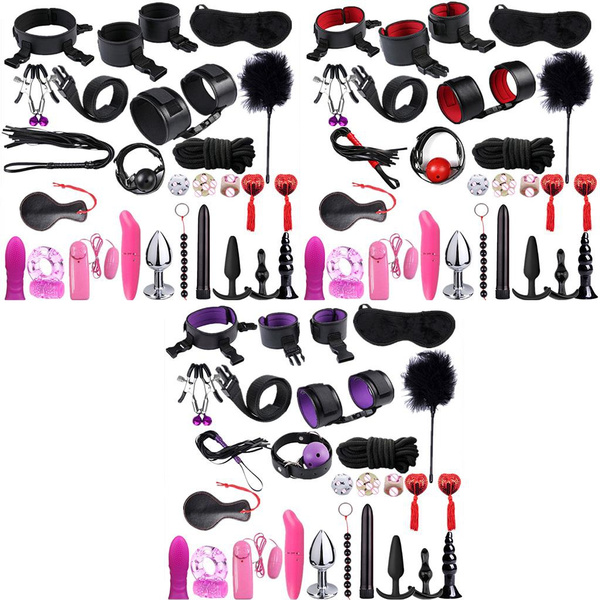 Bondage BDSM Kit for Couple-Restraint Bondage Set with Handcuffs for Game for Pl BIT | Wish