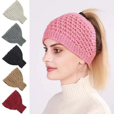 Warm Hat, Winter, Elastic, knittedhairband